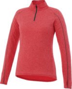 Women's TAZA Performance Knit Quarter Zip with Thumb Holes - Image 4