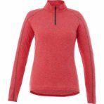 Women's TAZA Performance Knit Quarter Zip with Thumb Holes - Image 2