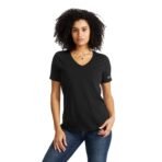 Women's American Giant Classic Cotton V-Neck T-Shirt - Image 8