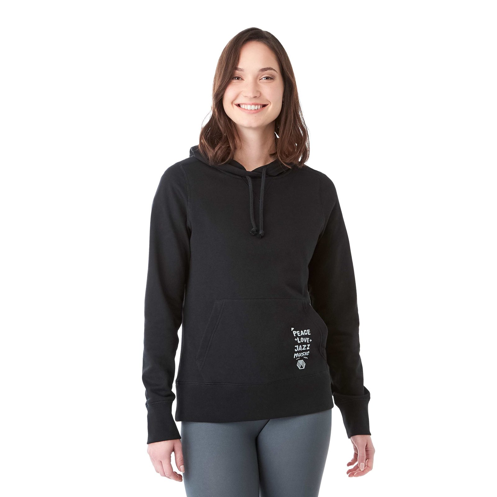 TM98221_995_D_FR_ONS Women's ARGUS Eco Fleece Hoodie - Image 1