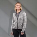 Women's TREMBLANT Sweater Knit Full Zip Jacket with Thumb Holes