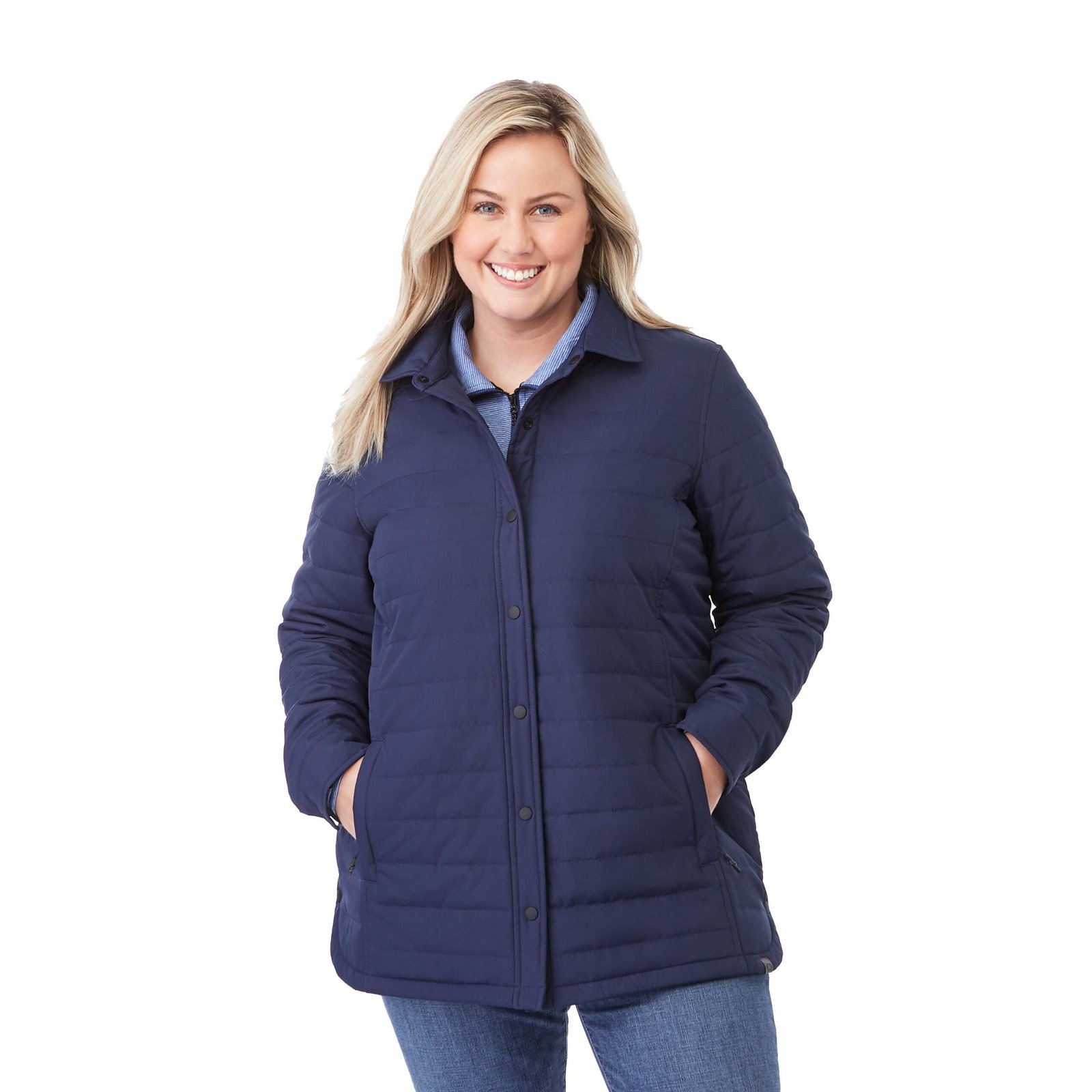 TM99655_557_D_FR_ONS Women's PORTER Eco Insulated Lightweight Shacket - Image 1