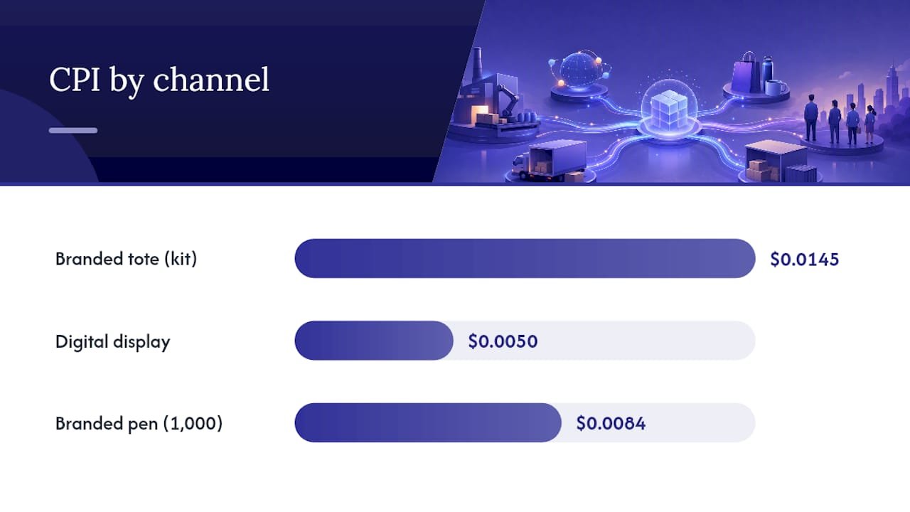 Cost Per Impression comparison chart