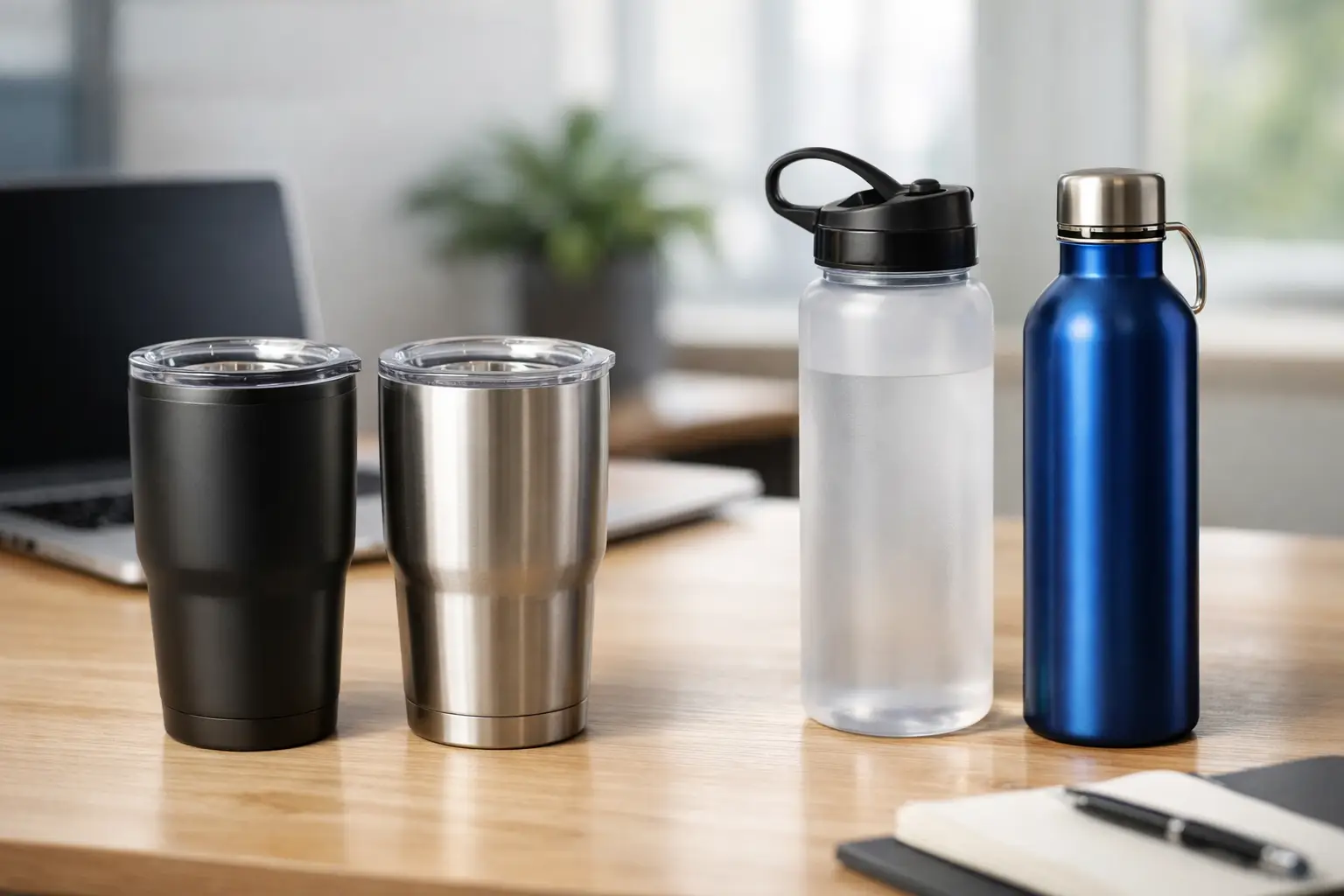 Custom Tumblers vs Water Bottles for Business