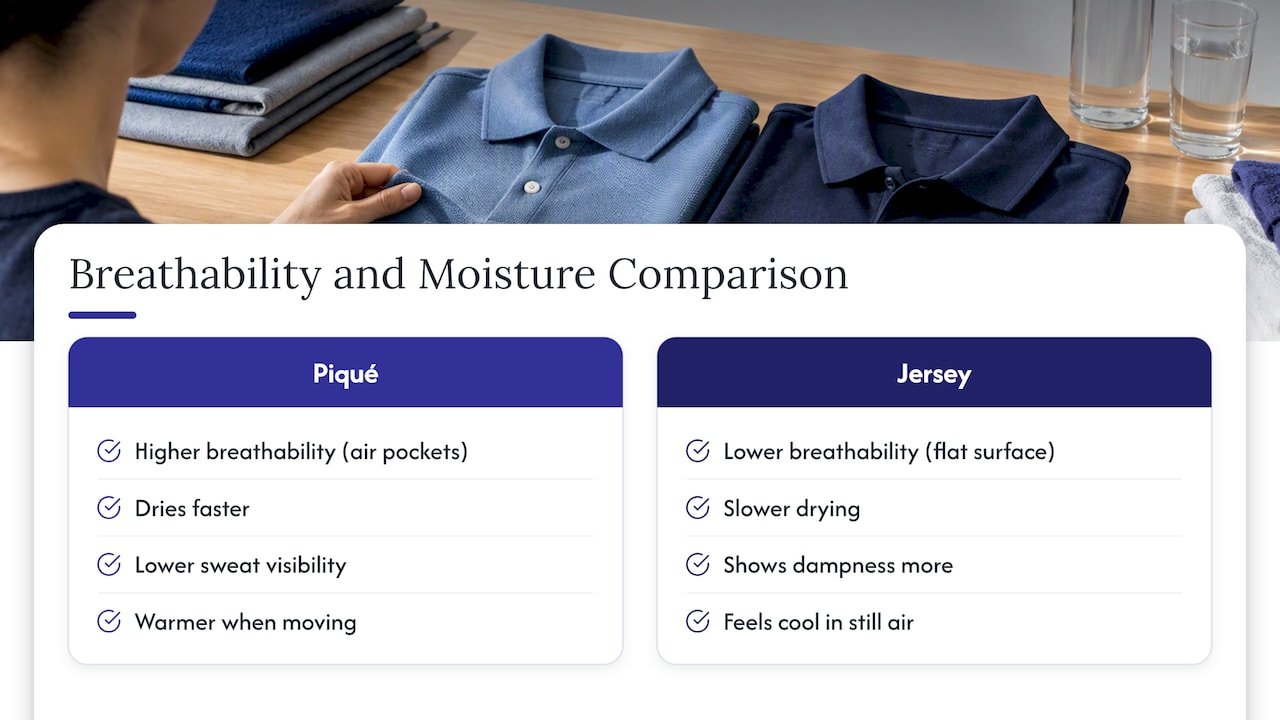 Breathability, moisture handling, and seasonal fit — overview diagram