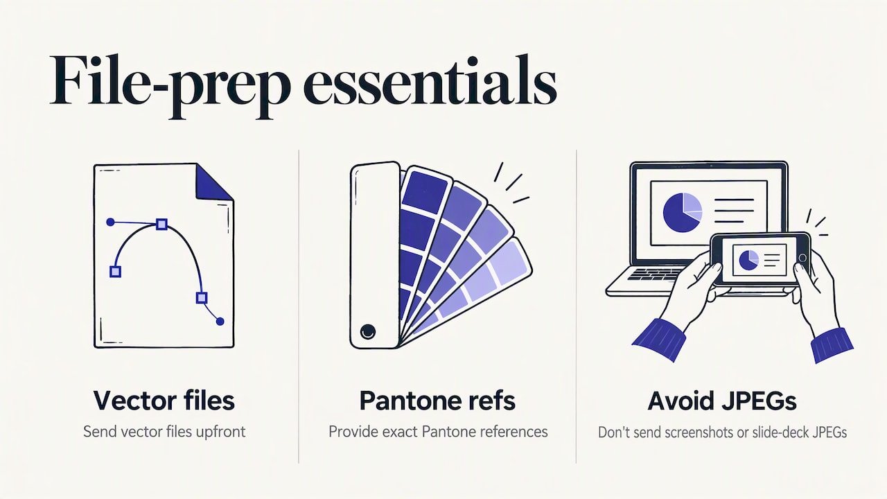 Three essentials for print-ready logo files