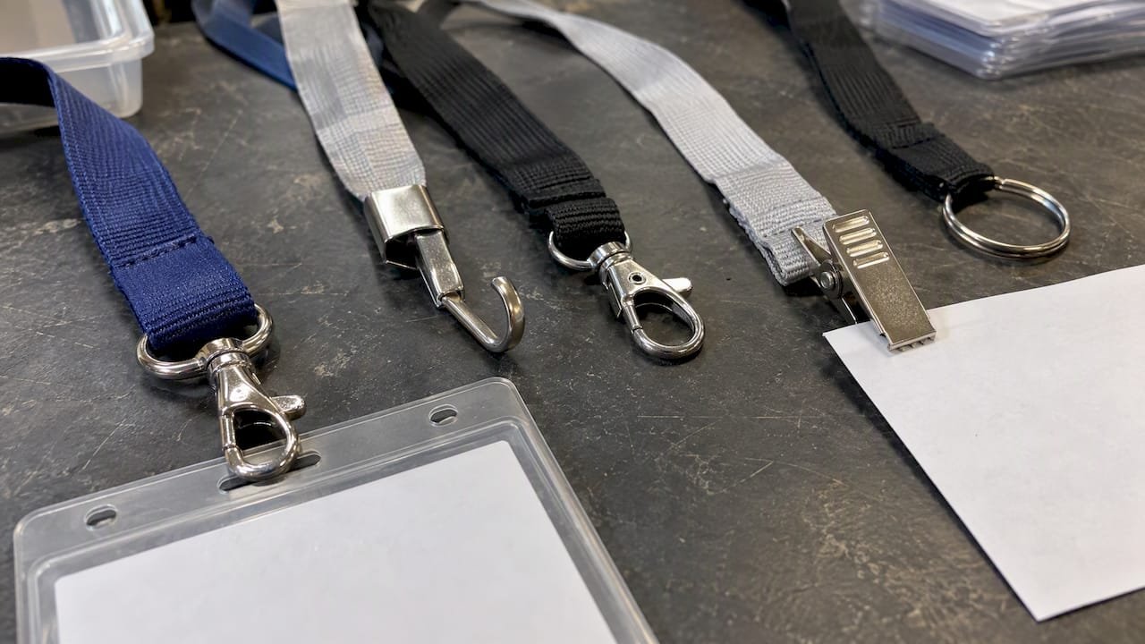 Lanyard straps with several attachment types
