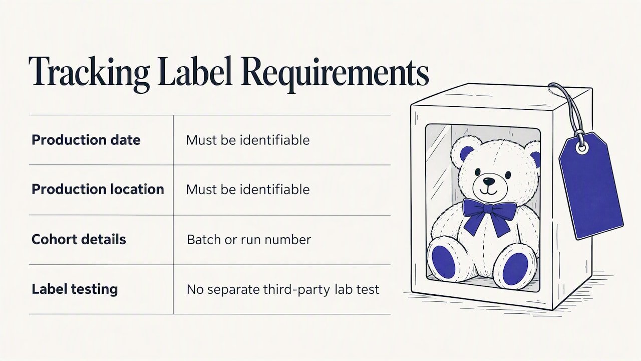 Tracking information required on children's products